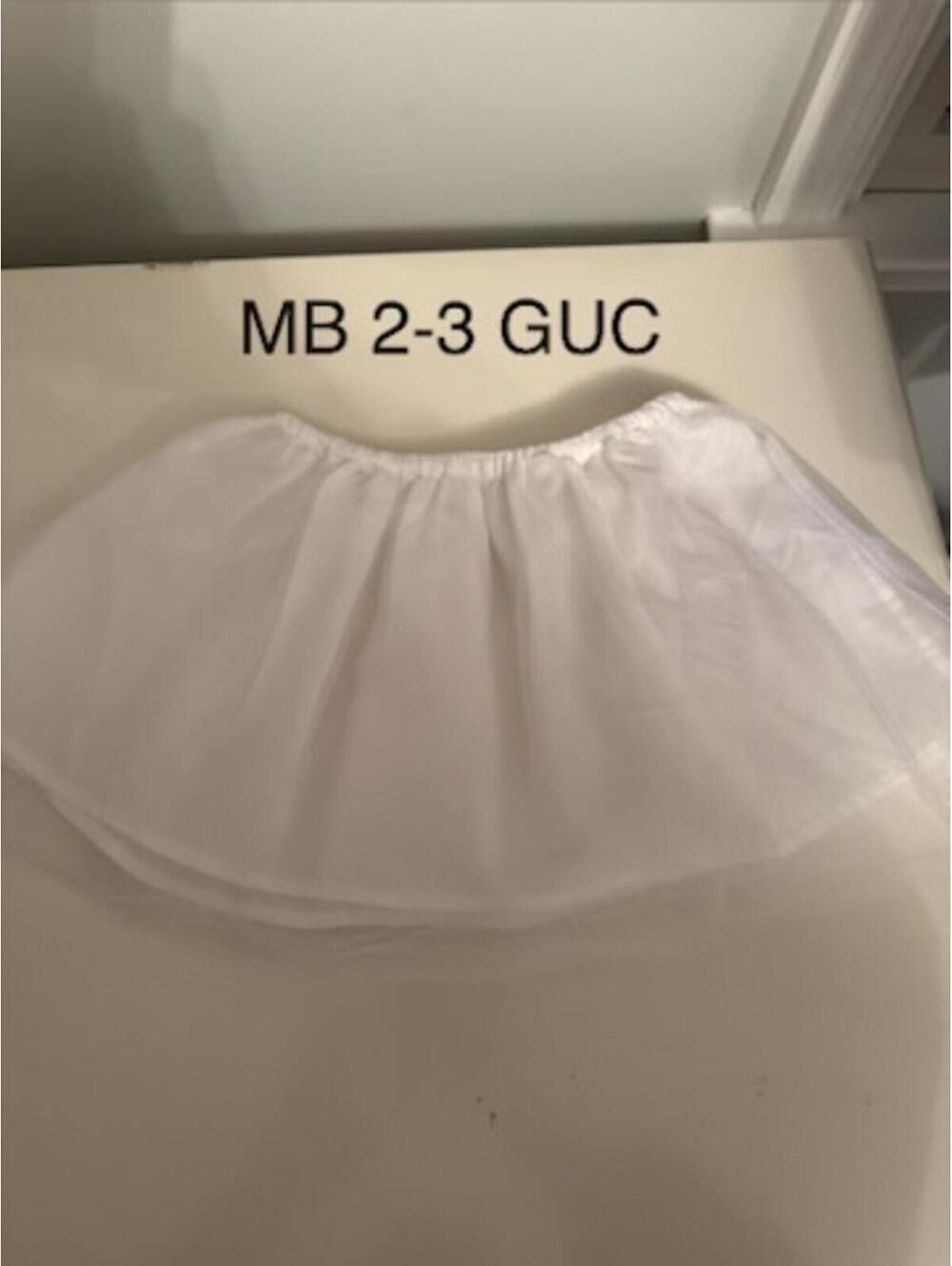 Mini Boden White Tulle Under Skirt for Toddler 2-3 Years